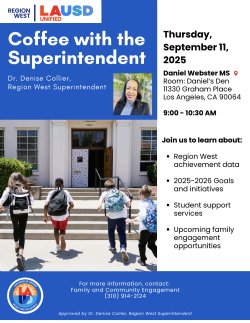 Coffee with the Superintendent Flyer